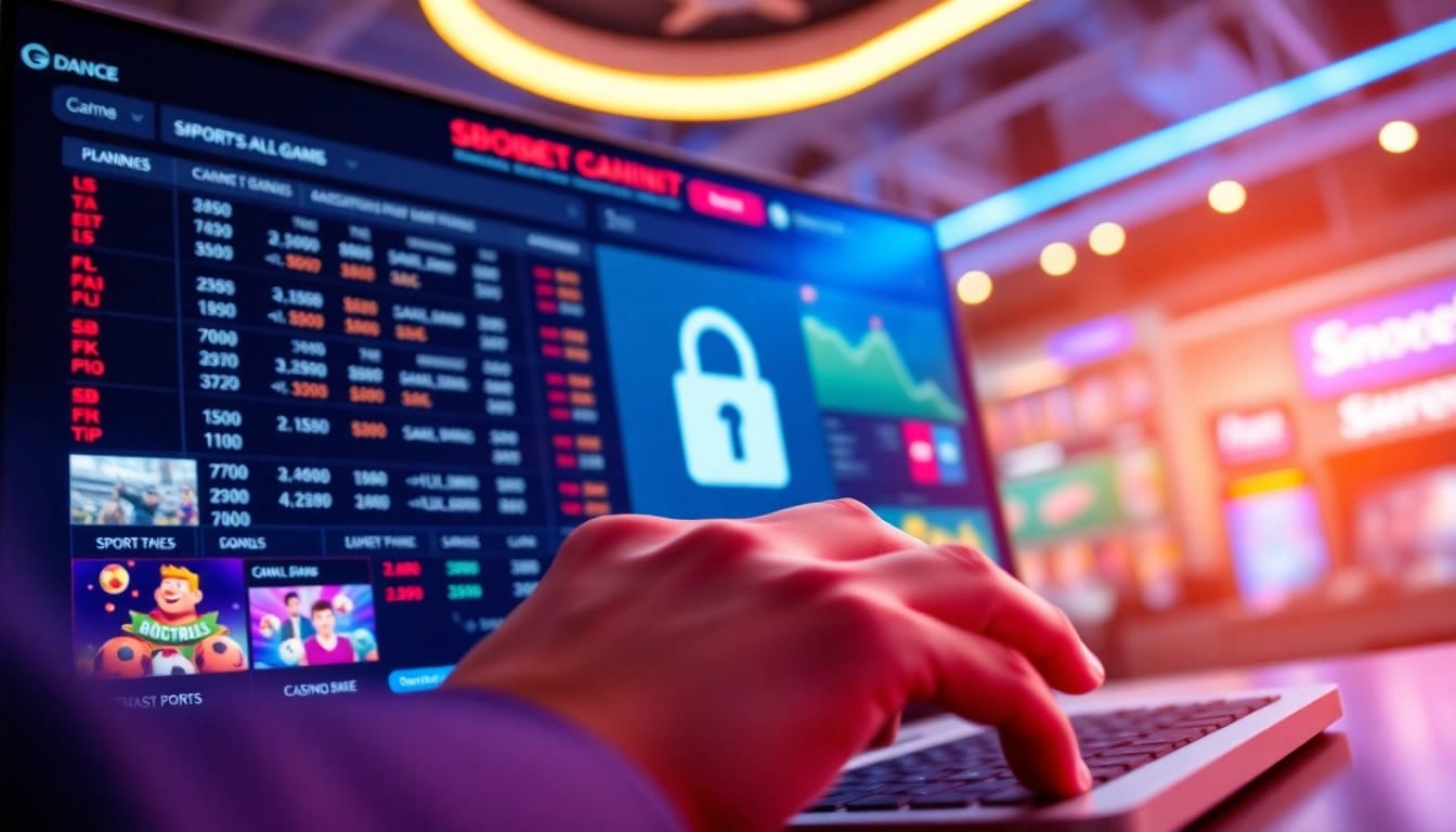 SboBet.dance online betting platform showcasing vibrant sports odds and casino games.