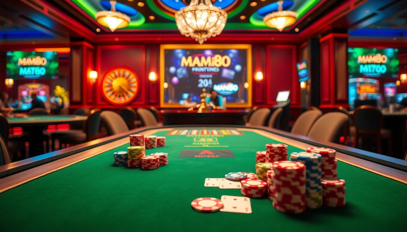 Experience the excitement of online gambling at https://mm88.bar/ with vibrant casino visuals.