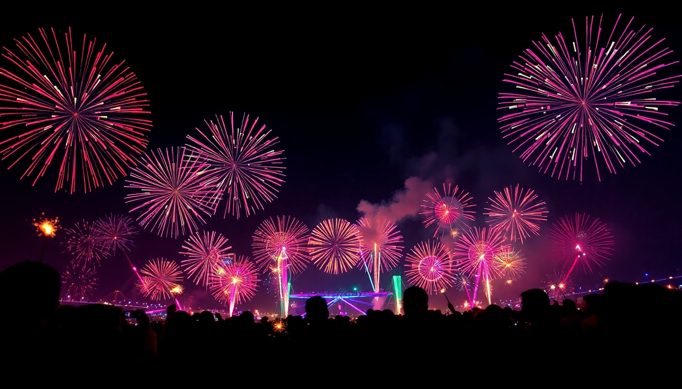 Witness stunning manchester fireworks lighting up the night sky in an exciting display.