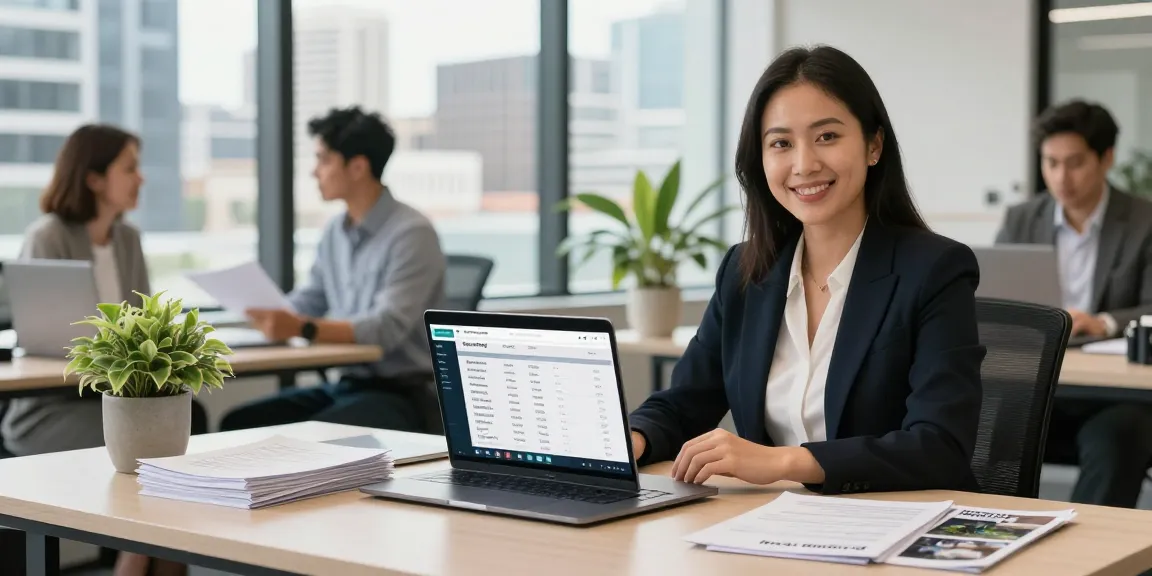 Property management fees Sydney overview in a modern office setting with professionals discussing rental agreements.
