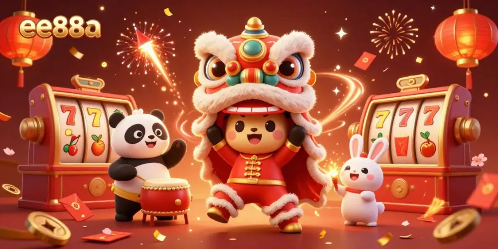 Engage with exciting ee88a online betting while celebrating with vibrant characters and festive decorations.
