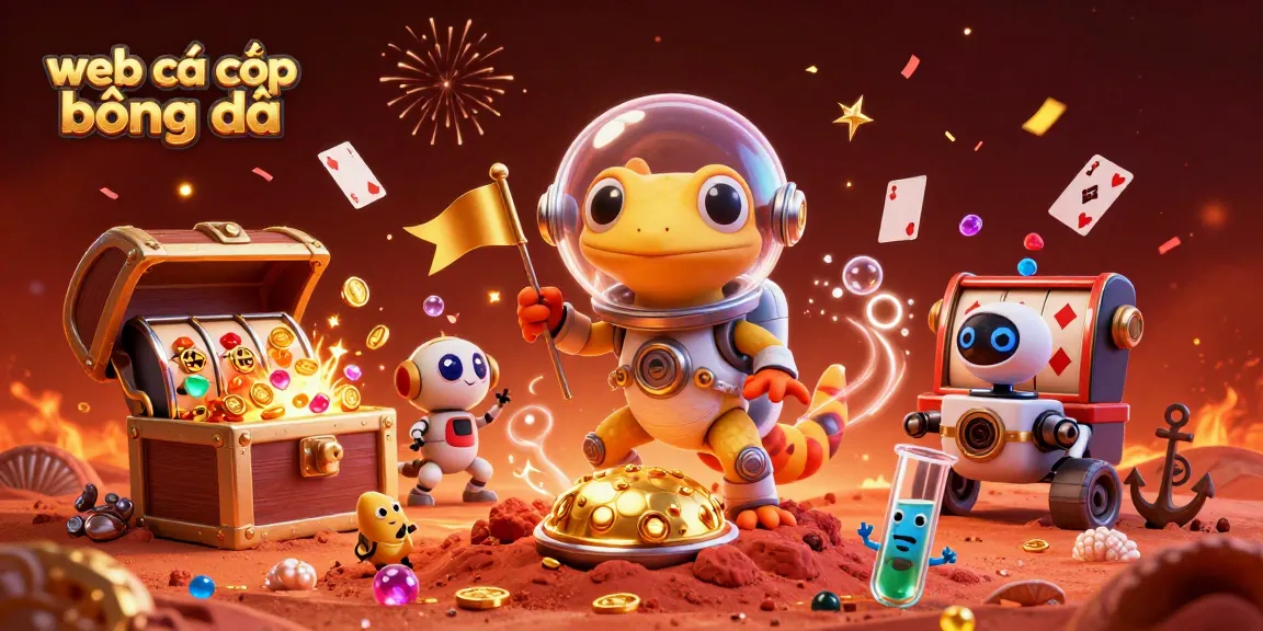 Experience thrilling sports betting action on web cá cược bóng đá with engaging gaming characters and elements.