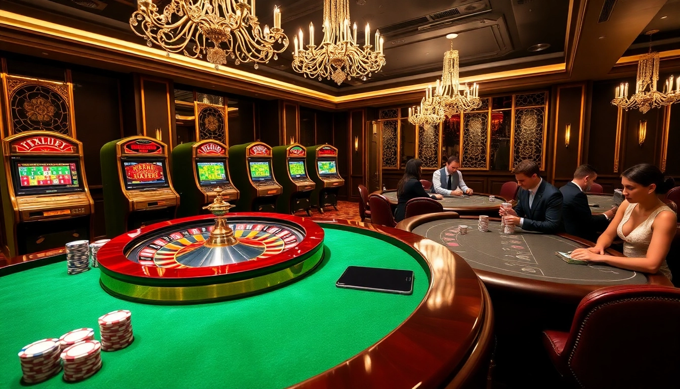 Experience the excitement of gambling at https://rikvip.mx/ with a vibrant casino scene featuring roulette and poker.