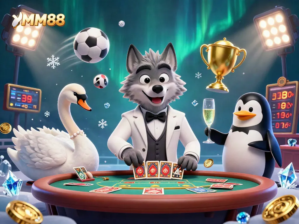 Engage with MM88 action at a vibrant casino scene featuring characters and dynamic game elements.