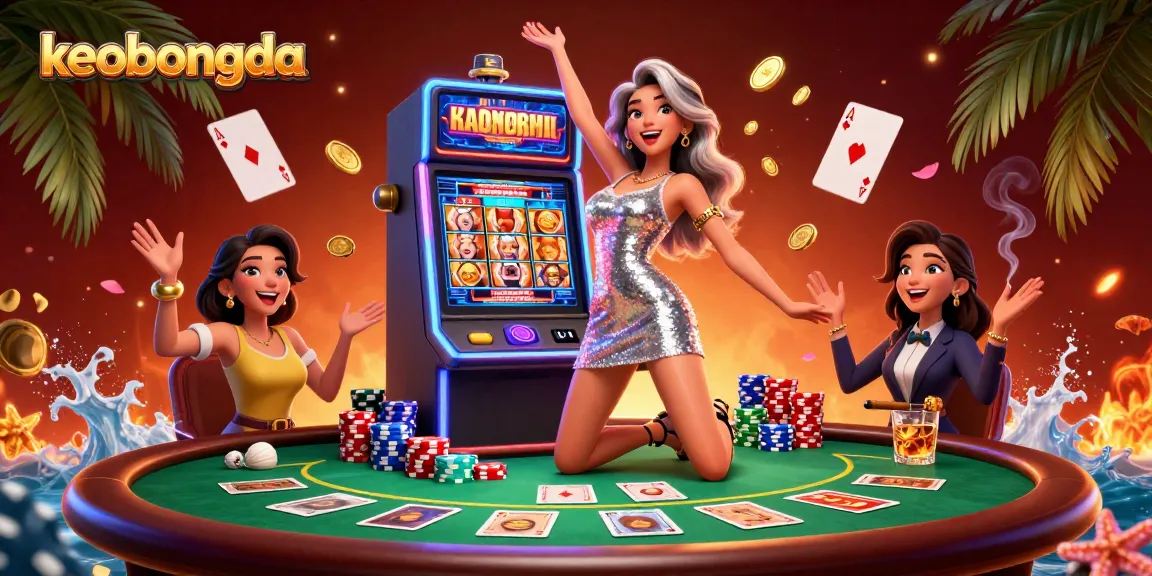 Experience thrilling wins at keobongda with a dazzling jackpot celebration and vibrant casino atmosphere.