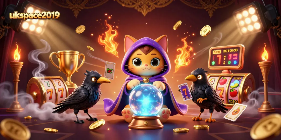 Experience the thrilling world of credit card casinos with ukspace2019 through mystical elements and vibrant gambling symbols.