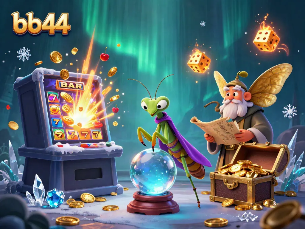 Engage with bb44 as the mystical fortune teller and friends reveal jackpot wins!