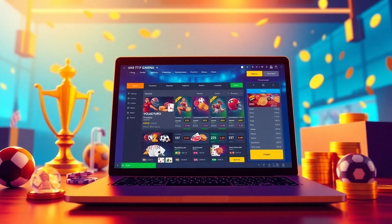 Online gaming experience at vin777.gb.net with sports betting, casino games, and a user-friendly interface.