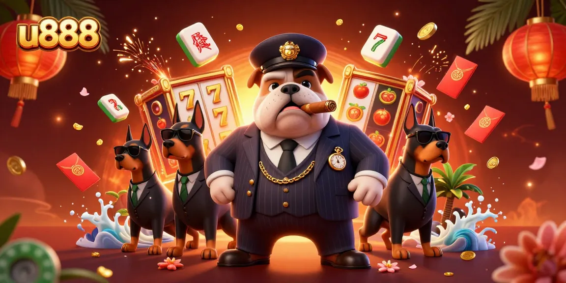 Experience thrilling gaming at u888 with our vibrant casino illustration featuring exciting slot reels.