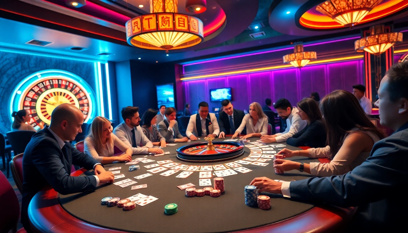 Get thrilled with ingatbola at a lively casino table filled with vibrant cards and chips.