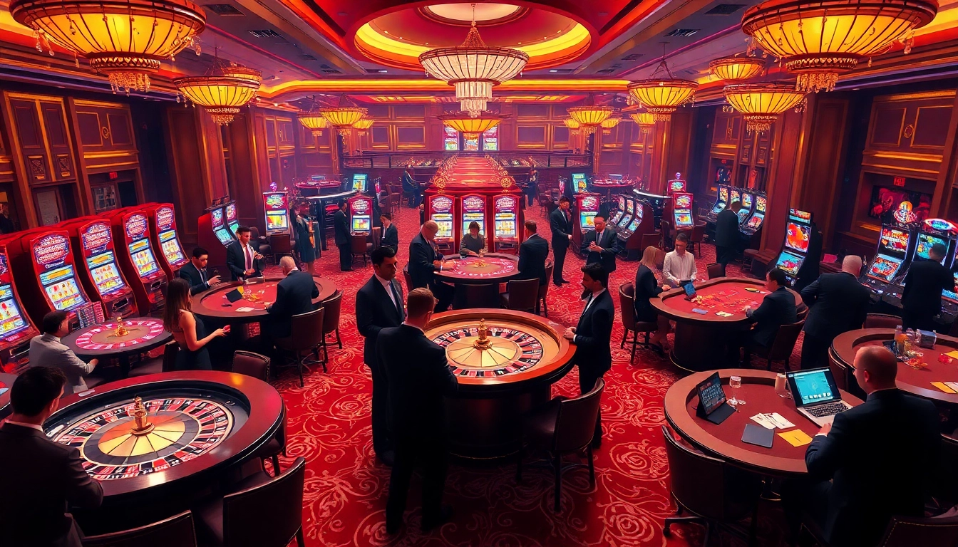 Experience the thrill of luxury gaming at https://98win.gg/ with vibrant casino tables and excited players.