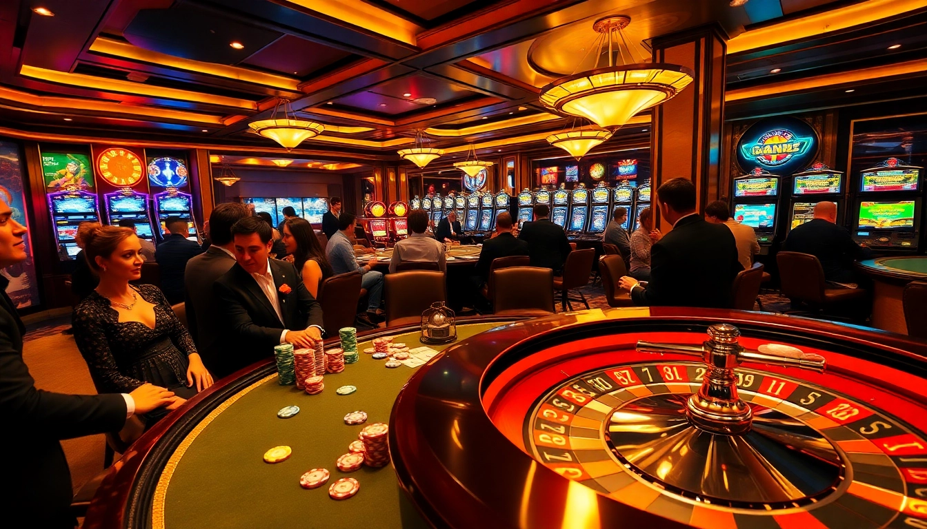 Experience the excitement of gambling at https://af88.space/ with vibrant poker games and roulette wheels.